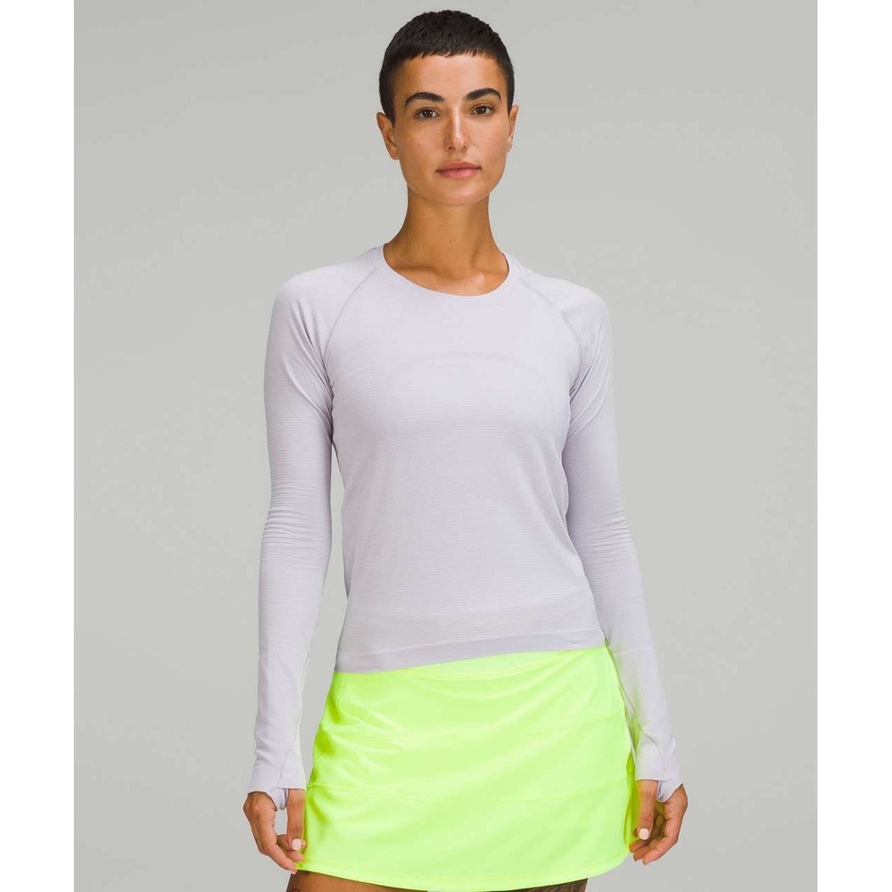 Lululemon Swiftly Tech 2.0 Long Sleeve Race Length Faint Lavender S or 4 Retired